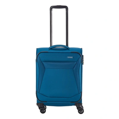 Afbeelding van Travelite Chios 4 Wiel Trolley S petrol Zachte koffer