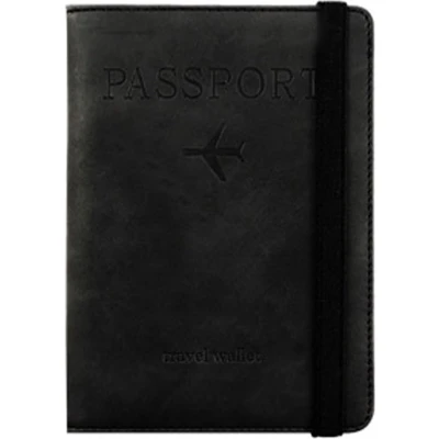 Afbeelding van Paspoorthouder RFID Travel Wallet Pasjes &amp; Kaarthouder Zwart