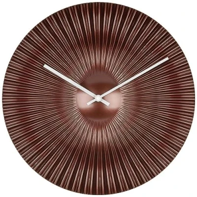 Afbeelding van TFA Dostmann design radiogestuurde wandklok Rokoko, 60.3520.51, elegante moderne wijzerplaat, retro glamour, radiografische klok, koper, kunststof, (L) 330 x (B) 50 (H) mm