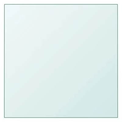 Afbeelding van Tafelblad 40x40 cm gehard glas transparant