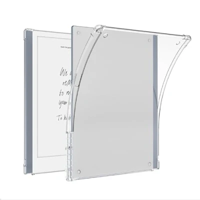 Afbeelding van GIOPUEY Voor Remarkable 2 Clear Case met Pen Slot Zachte TPU Back Shell, Slim Cover Airbag Bescherming, Lichtgewicht Transparant