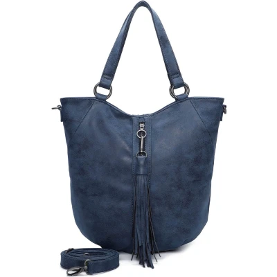 Afbeelding van Fritzi aus Preußen Schoudertas Vintage Race03 Hobo True Blue Blauw