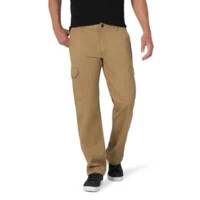 Afbeelding van Lee Heren Performance Series Extreme Comfort Twill Straight Fit Cargo Pant, Oscar Khaki, 36W x 30L