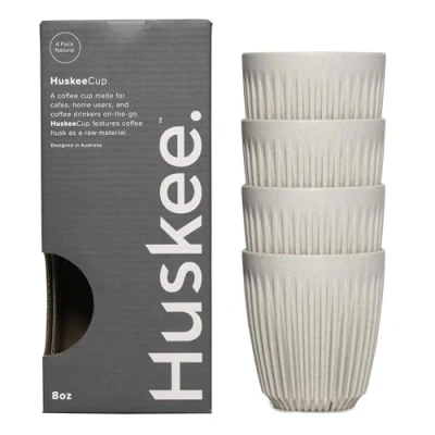 Afbeelding van Huskee HuskeeCup (4 Pack) (Natuurlijk, 8 oz)
