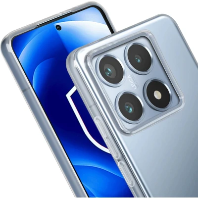 Afbeelding van 3mk, Siliconen hoesje voor Xiaomi 14T Pro Zacht en dun, Transparant