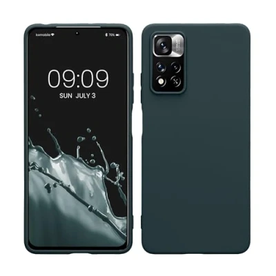 Afbeelding van kwmobile telefoonhoesje geschikt voor Xiaomi Redmi Note 11 Pro / (5G) 12 (4G) Hoesje smartphone Back cover in leisteen