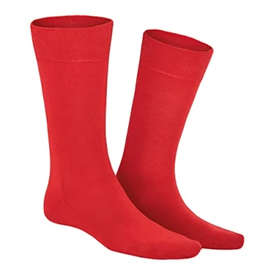 Afbeelding van KUNERT Herensokken Richard drukvrije tailleband, Rood 8410, 39 42 EU