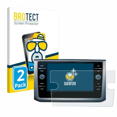 Afbeelding van BROTECT Screenprotector voor Volkswagen Passat B8 Discover Media 8&quot; Folie Beschermfolie matte (2 Stuks)