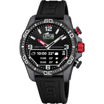Afbeelding van Lotus Horloge, Heren, Maat: One Size, Noir