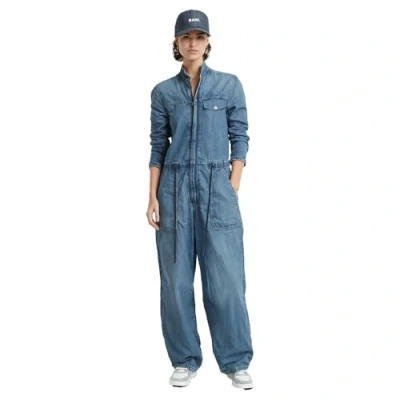 Afbeelding van G Star RAW Cocoon jumpsuit met lange mouwen, blauw (faded bora wind D25300 D777 G794), L