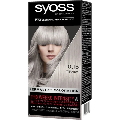 Afbeelding van Syoss Permanent Coloration 10 15 Titanium