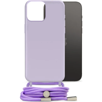 Afbeelding van Mobilize Lanyard Gelly Case for Apple iPhone 14 Pro Max Pastel Purple