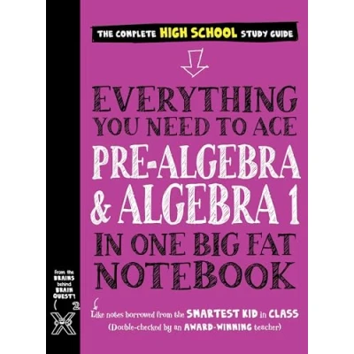 Afbeelding van Everything You Need to Ace Pre Algebra and I in One Big Fat Notebook: 1 (Big Notebooks)
