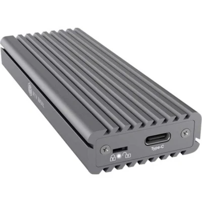 Afbeelding van ICY BOX IB 1817M C31 externe M.2 behuizing USB C grijs