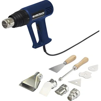 Afbeelding van Basetech BT 2233290 Heteluchtpistool 2000 W Incl. accessoires, koffer