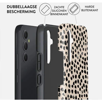 Afbeelding van Samsung Galaxy A35 Hoesje Kunststof Burga Hardcase/Backcover Almond Latte Telefoonhoesje