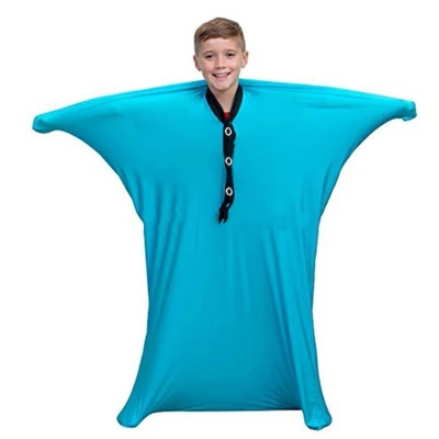 Afbeelding van Kleding voor sensorische integratietraining, autisme sokken, tas, trainingskleding hemelsblauw M