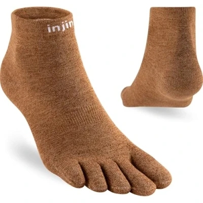 Afbeelding van Injinji LINER MINI CREW ELK M, bruin, M