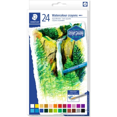 Afbeelding van Staedtler Karat aquarelkrijtjes set 24 st 223 C24