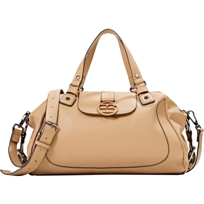 Afbeelding van ESPRIT Handtas Schoudertas Hallie City Bag Camel Bruine