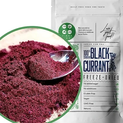 Afbeelding van Zwarte Bessenpoeder Fruitpoeder Gevriesdroogd Natuurlijke Bessenvruchten My Fruits Bes Poeder Freeze Dried Fruit Powder Blackcurrant (100g)