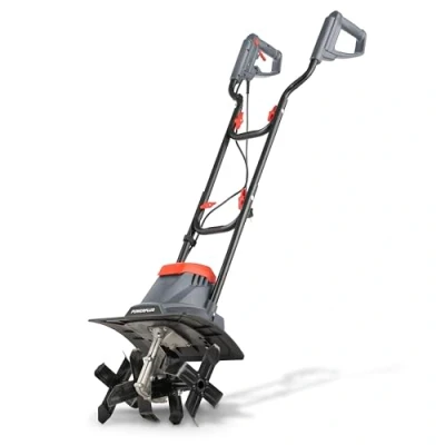 Afbeelding van Powerplus Elektrische Grondfrees POWEG70100 cultivator van 1200 W, 4 # messen, werkdiepte 220 mm en werkbreedte 360 mm, tuingereedschap