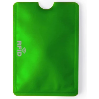Afbeelding van 10 pack Bankpas OV ID kaart Beschermer RFID Blocker Groen