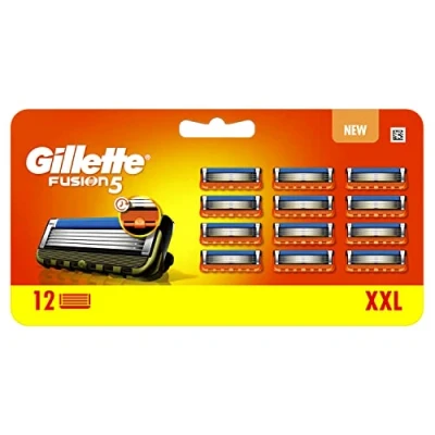 Afbeelding van Gillette Fusion 5 Scheermesjes Voor Mannen 12 Stuks