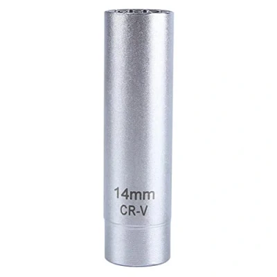 Afbeelding van 14mm dunne muur bougie socket, hoge zichtbaarheid 3/8 &quot;bougie Poolse Socket magnetische verwijdering Tool A6032 Drive 12 punt voor B M W Ni ssan Ben z Diagnostische instrumenten