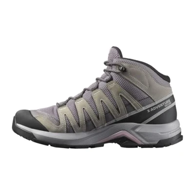 Afbeelding van Salomon X Adventure Recon GTX Outdoorschoenen, Dames, Maat: 37 1/3, Excalibur/gull/nirvana Leer en textiel