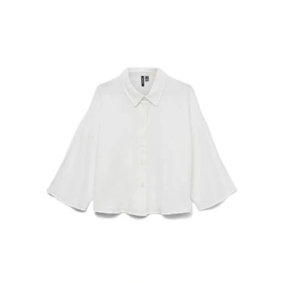 Afbeelding van Vero Moda Overhemdblouse, Dames, Maat: XS, Snow white