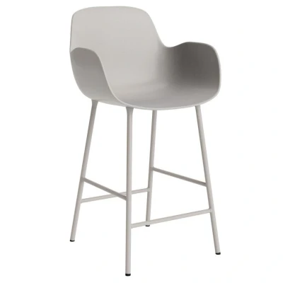 Afbeelding van Normann Copenhagen Form Armchair Barkruk 65cm Warm Grijs