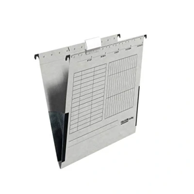 Afbeelding van Originele Falken 25er Pack hangmap UniReg. Made in Germany. Hangtas. grijs