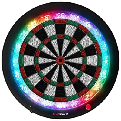 Afbeelding van Granboard Elektronisch Dartbord 3s 60 Cm Groen/rood 4 delig