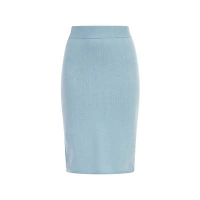 Afbeelding van myMo Kokerrok, Dames, Maat: 40, Hellblau