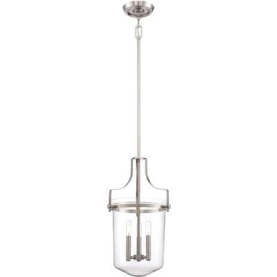 Afbeelding van Quoizel LED Pendelarmatuur Penn Station 3X E14 Max 40W Dimbaar Brushed Nickel