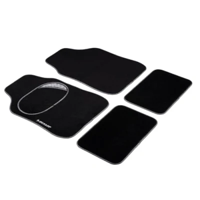 Afbeelding van Dunlop Automatten Set 4 Stuks 2 Auto Vloermatten 66 x 44 CM Matten 28 42 Versterkt Hiel Kussen
