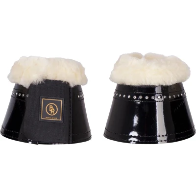 Afbeelding van BR Springschoen Glamour Lacquer Sheepskin M Zwart
