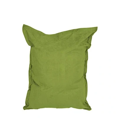 Afbeelding van Lumaland Zitzak XXL Grote Indoor Bean Bag 140x180cm zachte Reuzenzitzak met 380L volume Zitkussen voor woonkamer &amp; kinderkamer Robuust Wasbare hoes Lounge Vloerkussen [Groen]