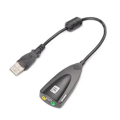 Afbeelding van USB 2.0 externe audio adapter 7.1 geluidskaart Dynamic 3D Surround Sound Card voor computer notebook