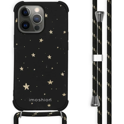 Afbeelding van Apple iPhone 13 Pro Max Hoesje Kunststof iMoshion Softcase/Koordhoesje/Backcover Goud Telefoonhoesje