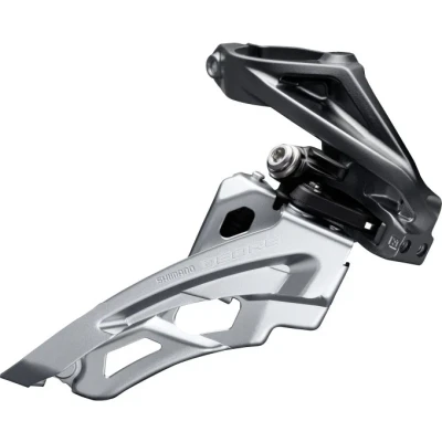 Afbeelding van Shimano Voorderailleur 3 x 10 speed Deore FC M6000 side swing hoge klem 40 42T zwart