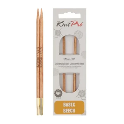 Afbeelding van Knitpro basix Birch Verwisselbare 3,75 mm cirkelvormige Breipunten 1 telling