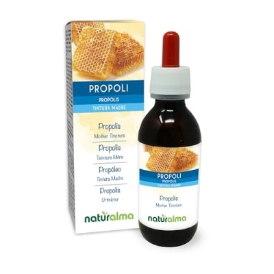 Afbeelding van Propolis (Propolis) hars Alcoholisch moedertinctuur Naturalma Vloeibaar extract druppels 120 ml Voedingssupplement