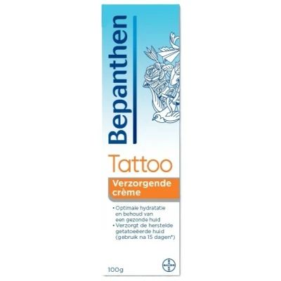 Afbeelding van Bepanthen Tattoo Verzorgende Crème 100GR
