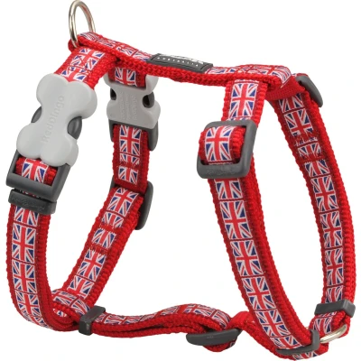 Afbeelding van Hondentuigje Red Dingo STYLE UNION JACK FLAG 36 54 cm Rood 30 48