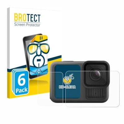 Afbeelding van BROTECT (6 Stuks) Schermbeschermer voor GoPro Hero 13 Black Screen Protector Transparant
