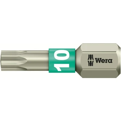 Afbeelding van Wera 1/4&quot; rvs torx bit t10 x 25mm