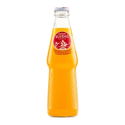 Afbeelding van Uludag Gazoz Sinaasappel Flesje 6 x 25 cl