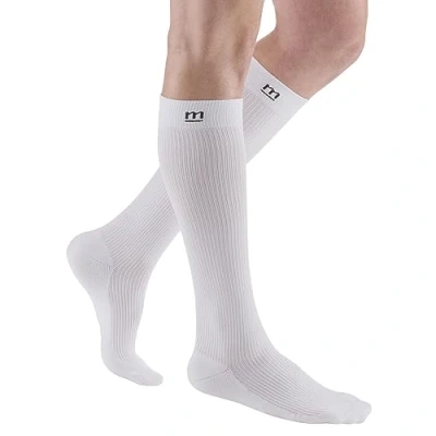 Afbeelding van medi mediven active compressiekousen Compressie kniekousen met hielversterking KKL 2 Wit Maat: VII Gesl. kant Normaal